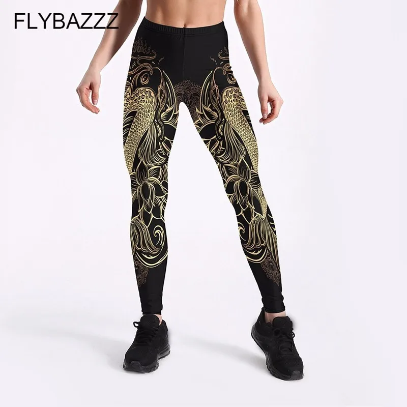 

Women Black Slim Fitness Leggings Sportswear Soft Elastic Workout Pants Streak Print Simple Style Plus Size Women's Sports Pants