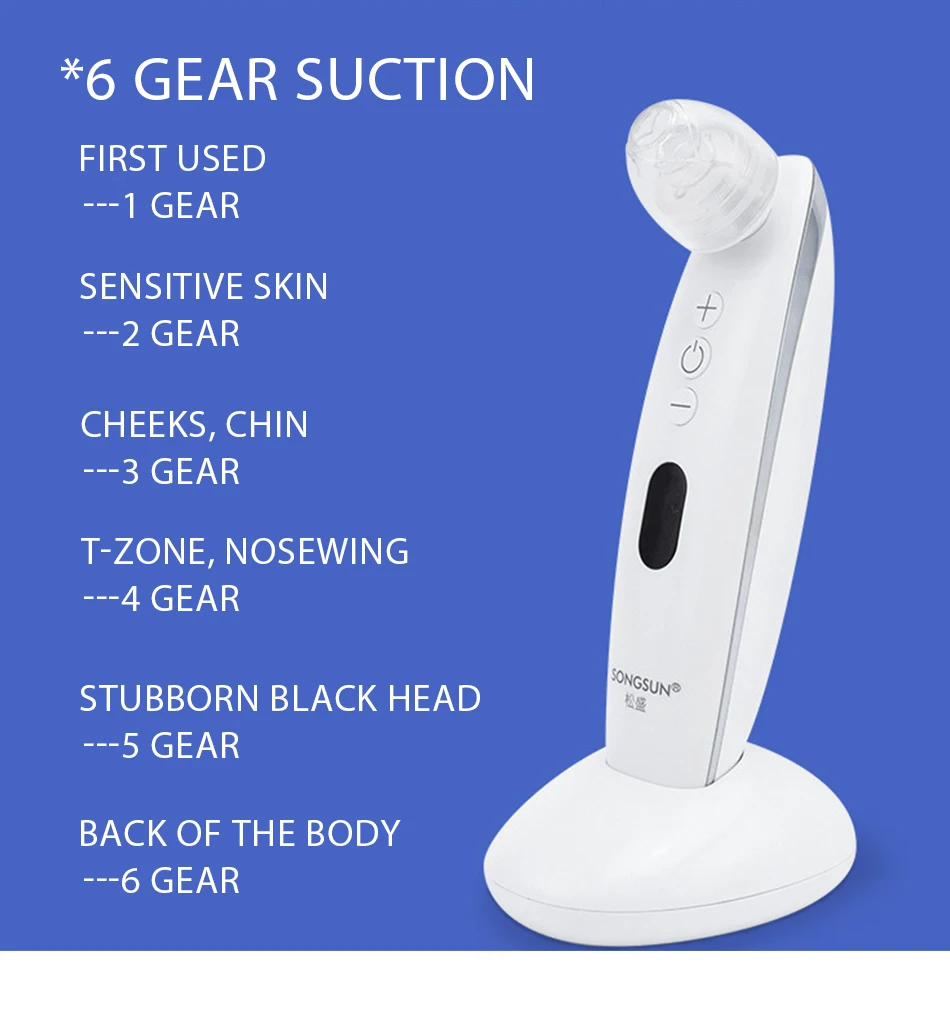 Removedor de Cravo para o Rosto Máquina de Sucção a Vácuo Ferramenta Cravo Acne Pimple Remover Extractor Pore Cleaner Limpeza Profunda Facial 12 Cheap Utensílios de cuidado facial