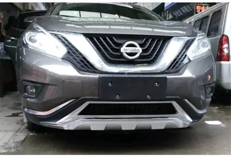 2 шт. для Nissan MURANO 2015 2019 передние и задние бамперы защита губ противоскользящая