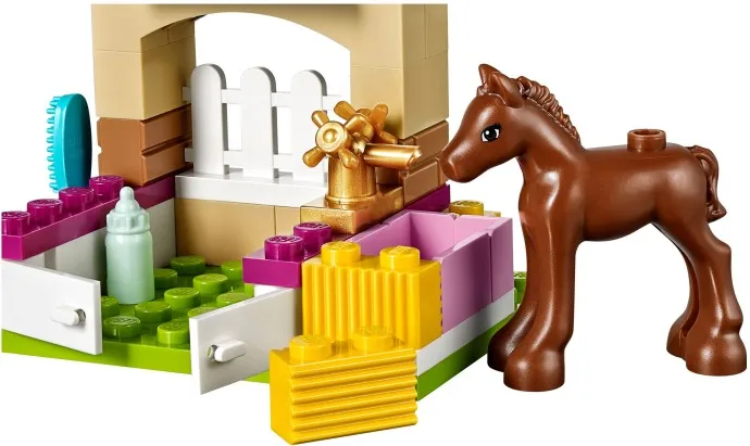 Friends 10533 43pcs Horse Little Foal Stable Building Blocks Set Horse Stable Toys Compatible LegoINGly 41089 for girl