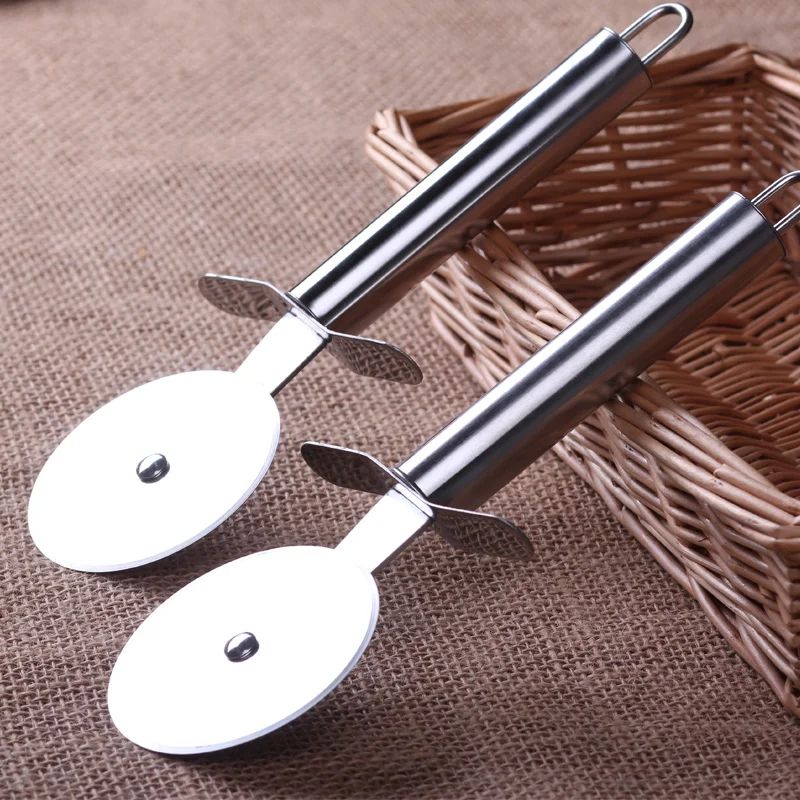Stainless Steel Pizza Single Wheel Cut Tools Diameter 6.5CM Household Pizza Knife Cake Tools Wheel Use For Waffle Cookies