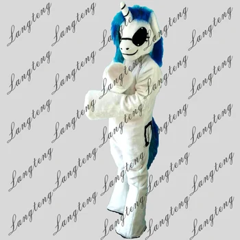 

Hot Sale Horse Mascot Costume Adult Size Halloween Outfit Fancy Dress Suit Free Shipping2019New