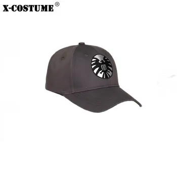 

XCOSER Captain Marvel Cap the Shield Cap Gray Cotton Cosplay Accessory Sun Protection Baseball Hat Cosplay Party Outdoor Sport