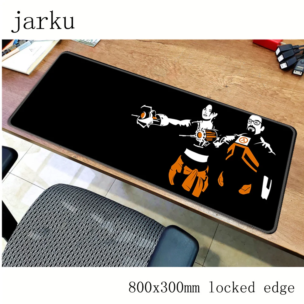 Коврик для мыши half life gamer 800x300X3MM игровой коврик большой HD принт ноутбук ПК
