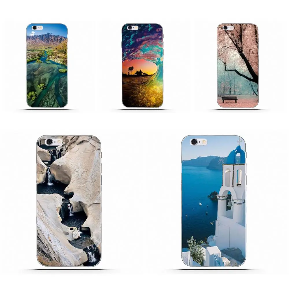 Wexoeq For Apple iPhone X 4 4S 5 5C 5S SE 6 6S 7 8 Plus Soft TPU Cases Skin wonderful scenery Wexoeq For Apple iPhone X 4 4S 5 5C 5S SE 6 6S 7 8 Plus Soft TPU Cases Skin wonderful scenery