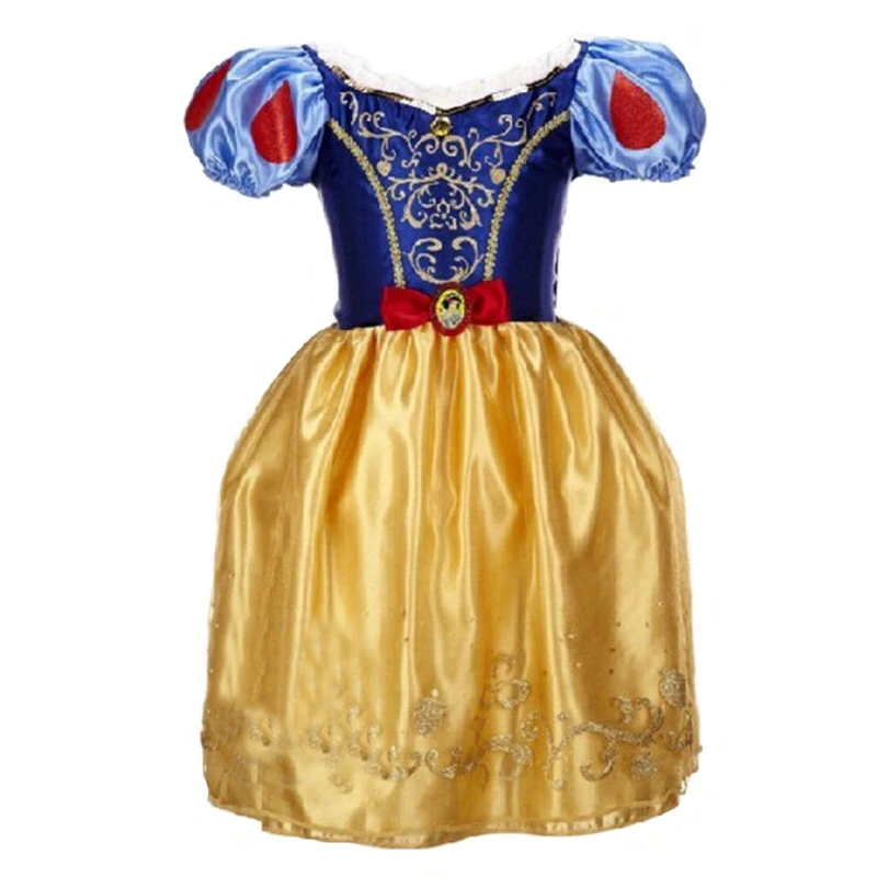 2018 New Summer Girl White Snow Princess Dress Snow Queen Cosplay Costume Kids Birthday Gift Girls Party Dress Clothes Vestidos цена 2018 New Summer Girl White Snow Princess Dress Snow Queen Cosplay Costume Kids Birthday Gift Girls Party Dress Clothes Vestidos цены онлайн
