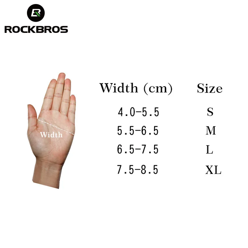 Детские велосипедные перчатки ROCKBROS Нескользящие митенки с гелевыми вставками