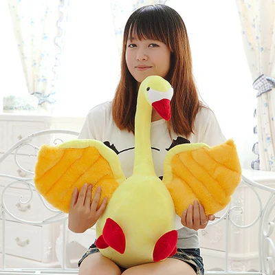 large swan stuffed animal
