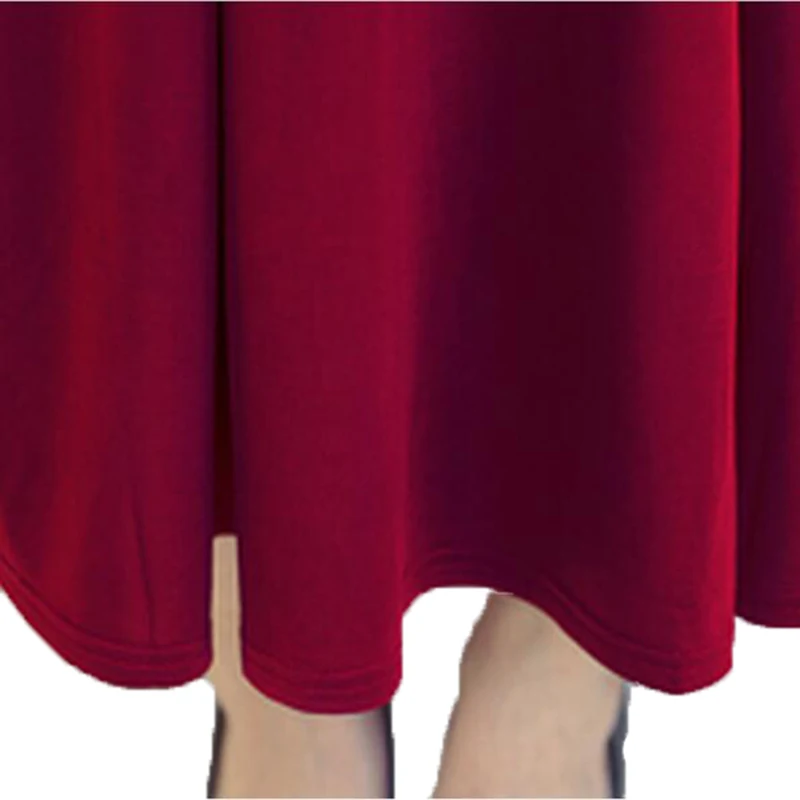 Летнее Новое тонкое платье с коротким рукавом большого размера из модала длинное платье с круглым вырезом однотонное эластичное платье для женщин LU160