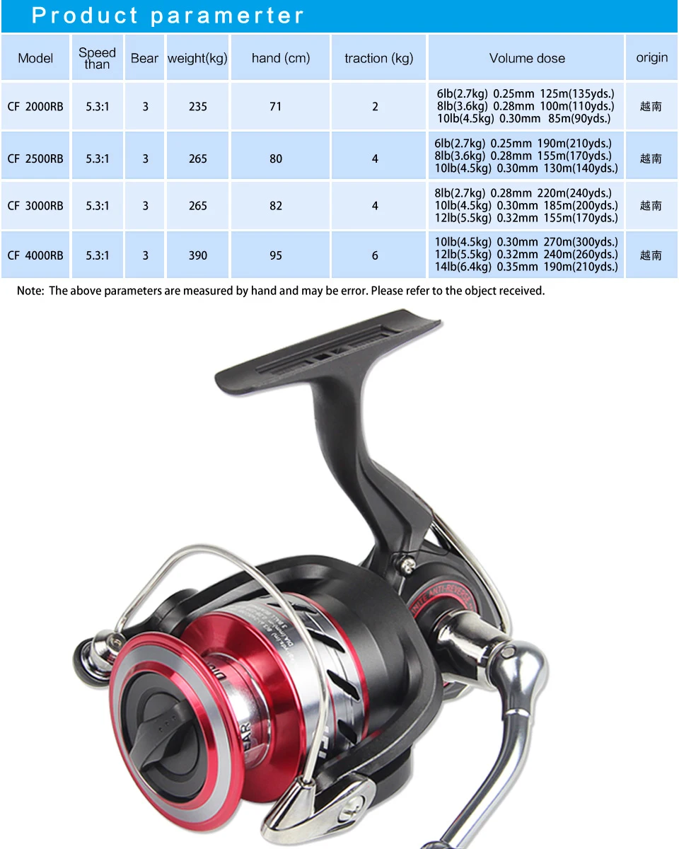 Daiwa Crossfire LIMITED EDITION Front Drag Fishing Reel ALL SIZES 
