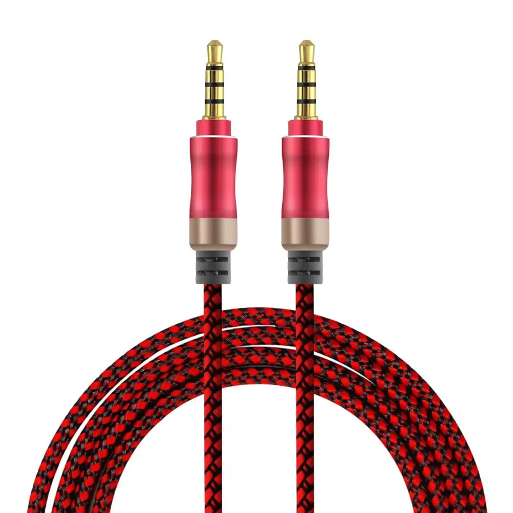 Aux cable 3 5mm to 3 5 mm male to male jack auto car audio sound stereo 