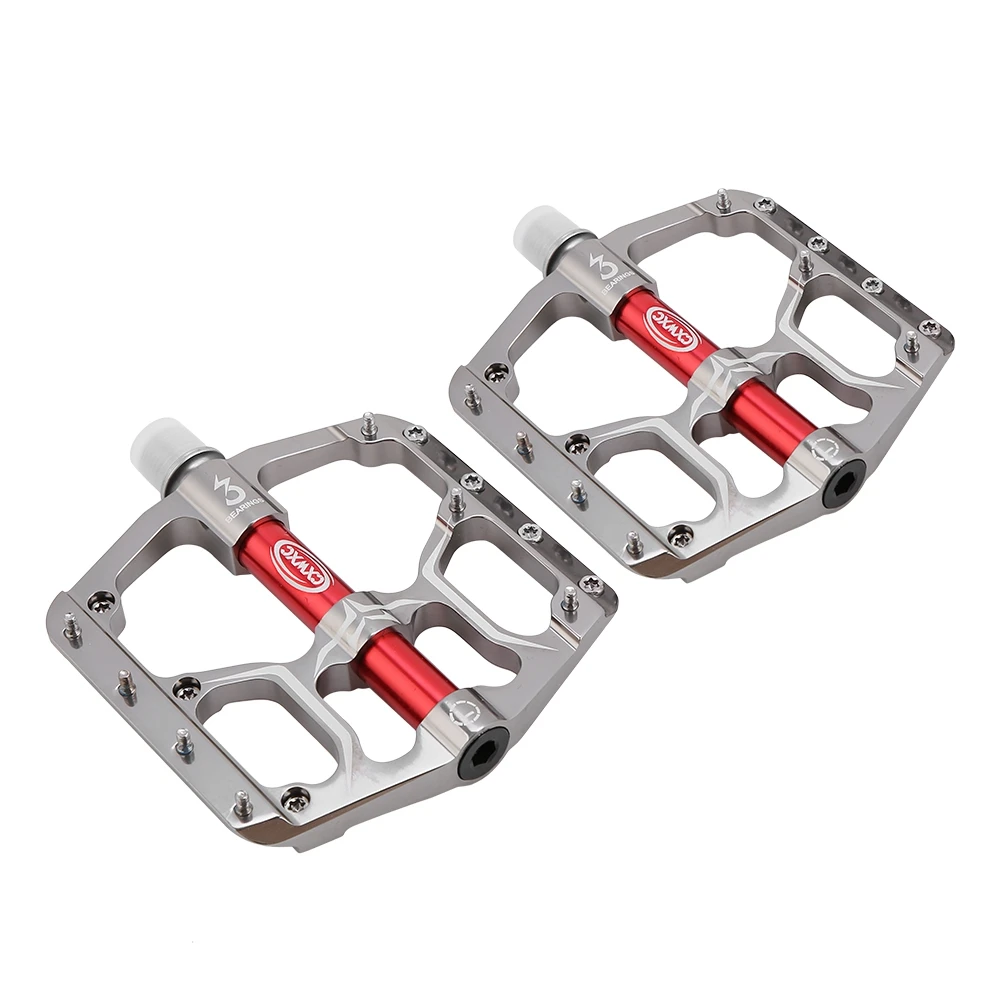 Utral Sealed Bike Pedals, CNC Aluminum Body, For MTB Road Cycling, 3 Bearing Bicycle Pedal Aluminium Alloy Bearing Bicycle Pedal