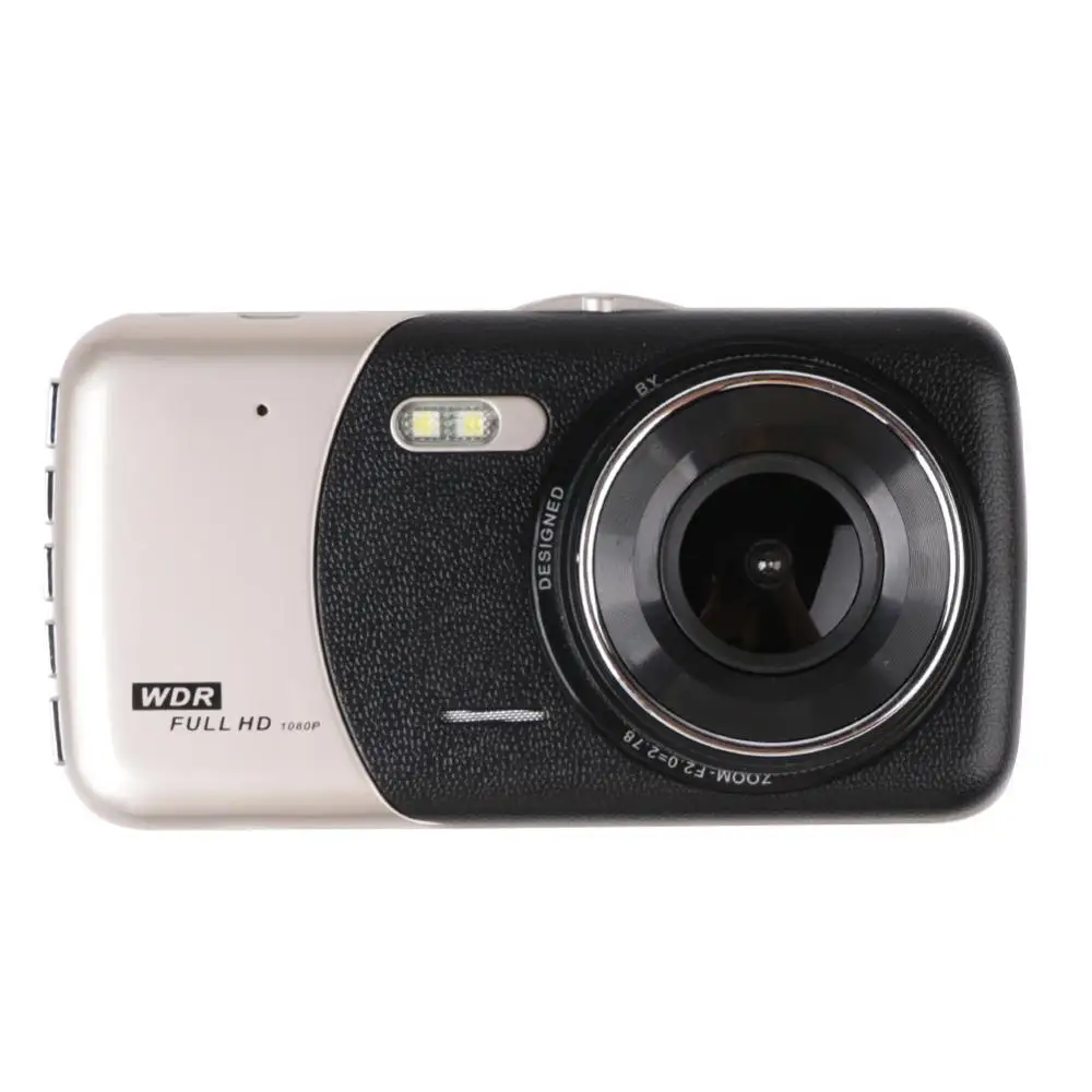 Car Dvr 4 Inch Auto Camera Dual Lens FHD 1080P Dash Cam Video Recorder With Rear View Camera Registrator Night Vision DVRs