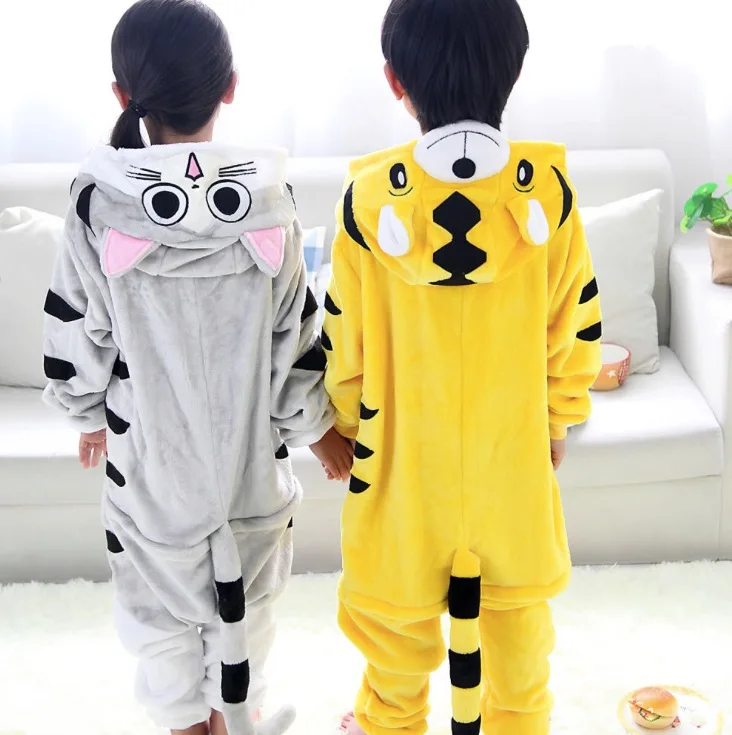 Cute Unicorn Children Clothing Chi's Sweet Home Cat & Tiger Animal Pajamas sleepwear Jumpsuit kids clothes Flannel Onesie Pyjama Cute Unicorn Children Clothing Chi's Sweet Home Cat & Tiger Animal Pajamas sleepwear Jumpsuit kids clothes Flannel Onesie Pyjama