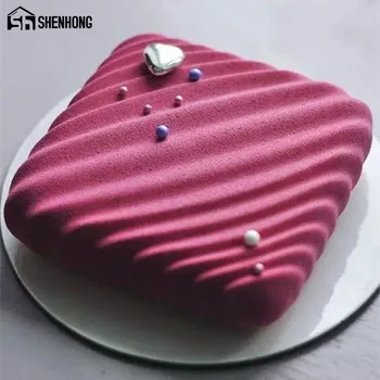 

SHENHONG Silicone Mold Pillow Cake Moule Silikonowe Formy 3D Mousse Baking Pastry Mould Tools Non-stick Muffin Soap Brownie