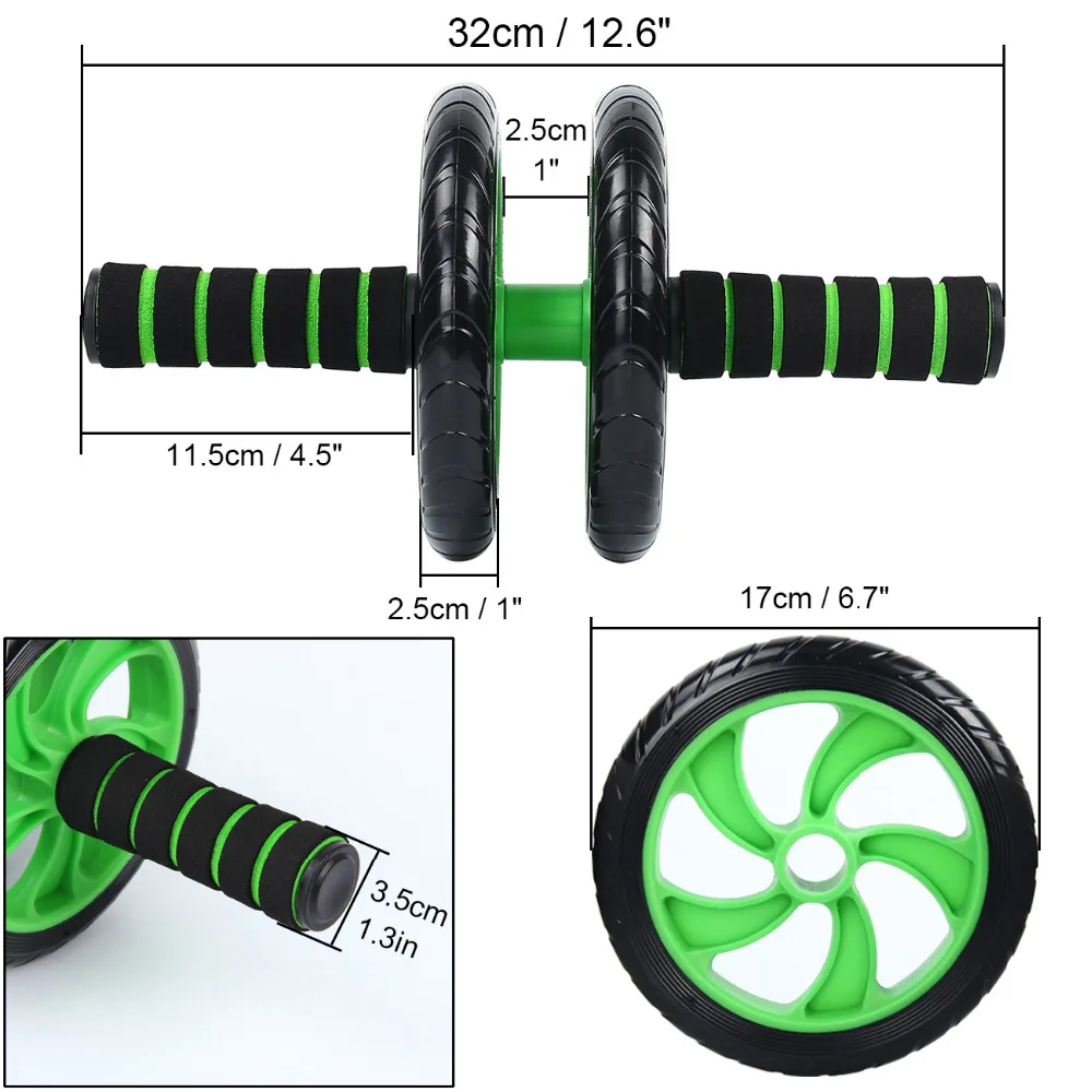 Брюшный ролик для тренировки мышц живота тренажер фитнес-Тренировка роликовый тренажер отлично подходит для рук, спины, живота основной тренажер бесплатно наколенник