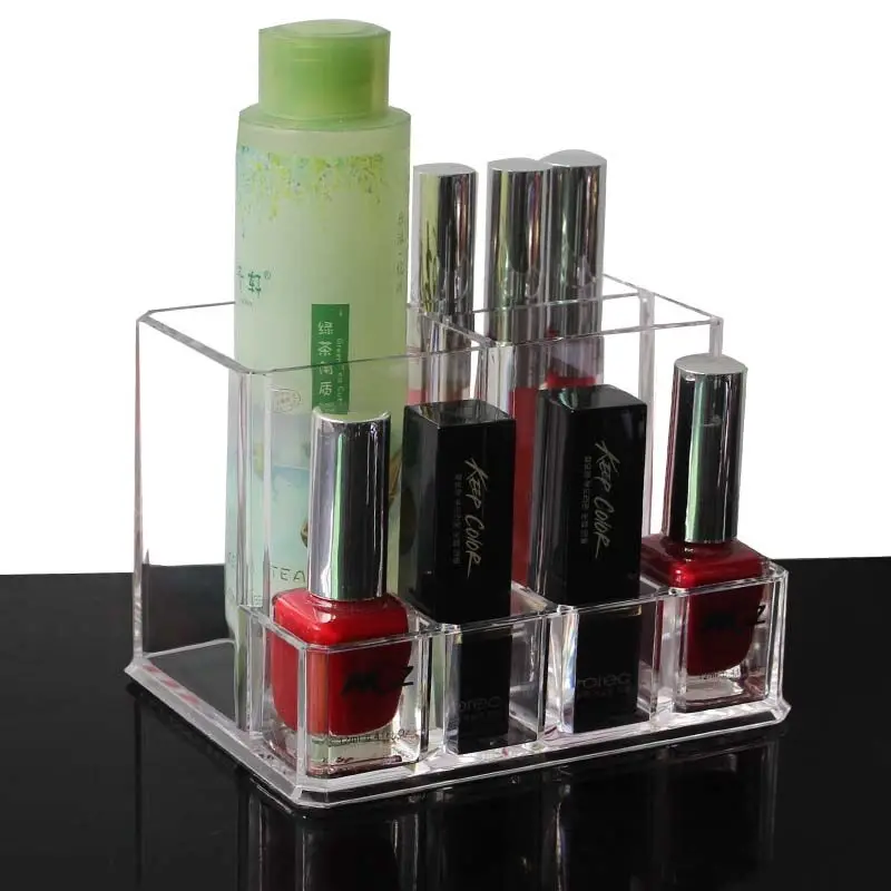 

Makeup Cosmetic Organizer Clear Plastic Box Lipstick Holder Makeup Storage Box Make Up Organizer For Cosmetics