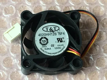 

Original T & T 4020HH12B NF4 DC12V 0.24A 3 line 40 * 40 * 20MM double ball fan