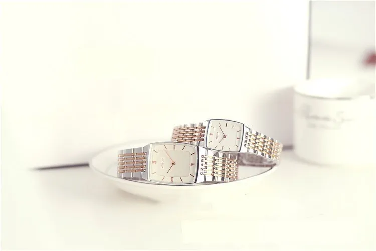 Наручные часы от оригинального бренда Wilon, высокое качество, тонкие, Двухштырьковые, модные, золотые, мужские часы для влюбленных, водонепроницаемые, wo, мужские часы для влюбленных, 919