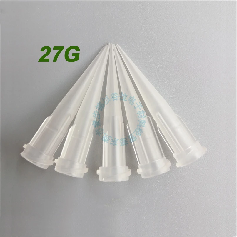 

100pcs 27G TT assorted Plastic Conical Smoothflow Tapered Needle/Tips Dispense Tips set