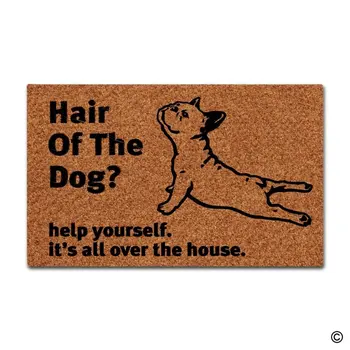 

Doormat Entrance Floor Mat Hair Of The Dog Help Yourself It's All Over The House Floor Mat Non-slip Doormat