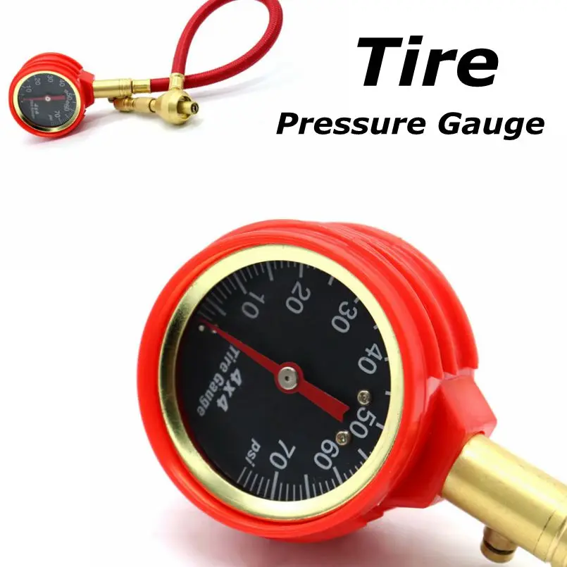 Car Auto Tire Deflator Air Deflators 4X4 4WD With Pressure Gauge Valve