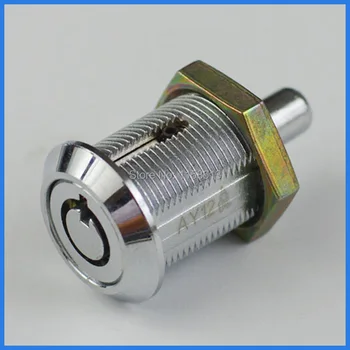 

5 pieces 23mm well received keyed differently round key showcase furniture push lock