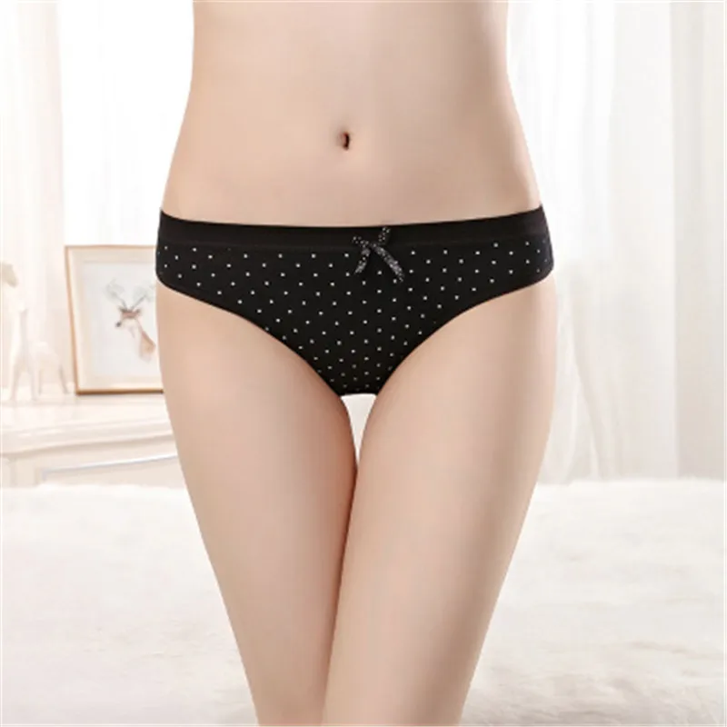 

Teen Underwear Bowtie Dot Print Girl G String Cotton Underpants Low waist Panties Cotton Girl Briefs Intimates Kids Clothes