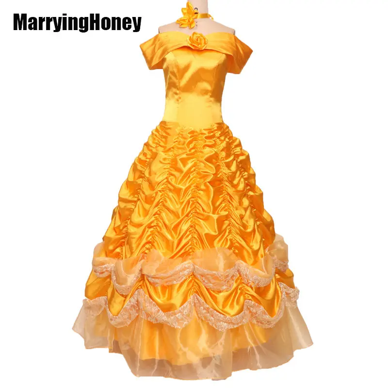 

Off Shoulder Princess Dress Christmas Prom Ball Gown Women Juniors Quinceanera Party Dresses Lace Yellow Ballgown debutante