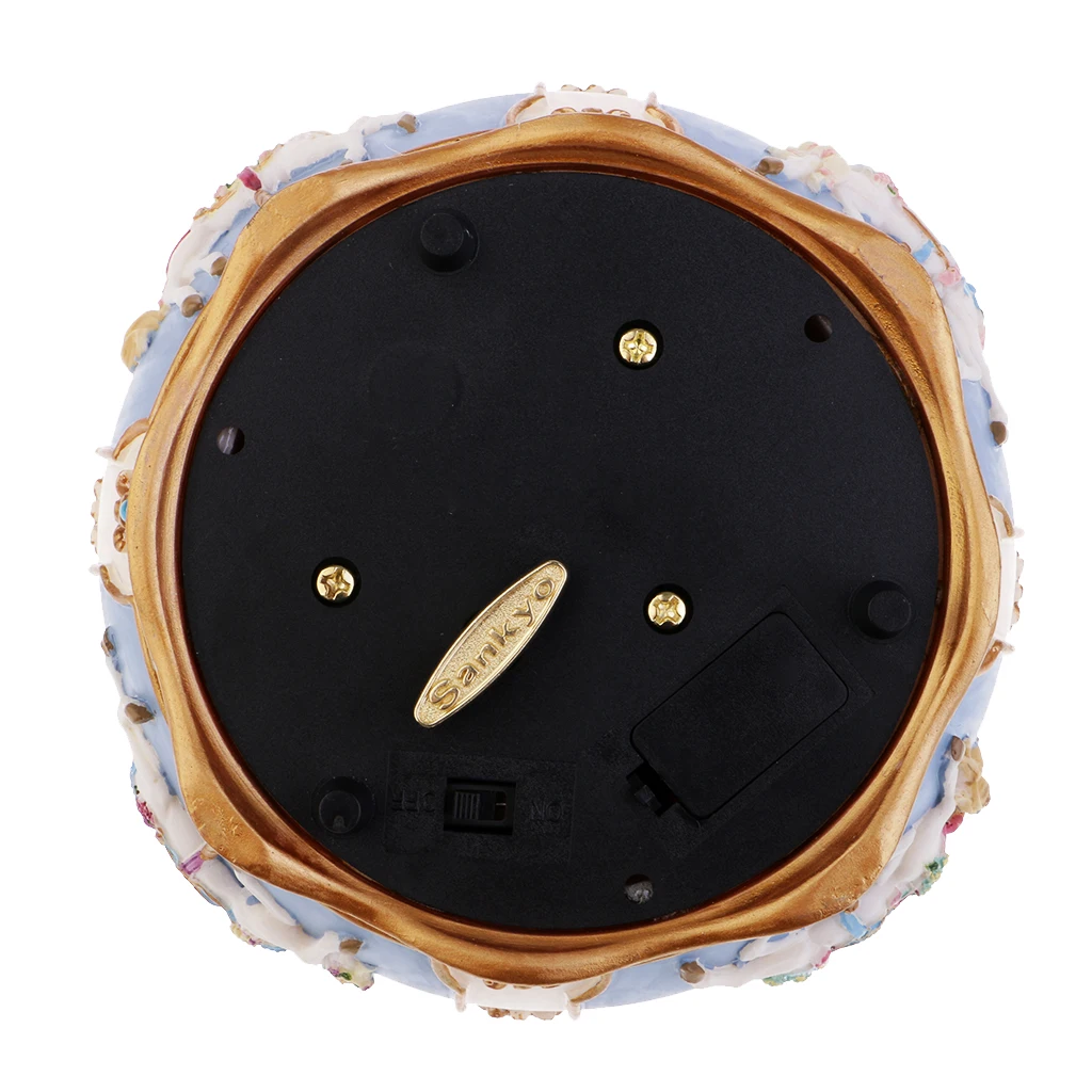 Retro Music Box with LED Flash Light Kids Christmas Birthday Gift Canon in D