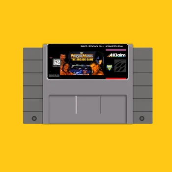 

Westlemania 16 bit Big Gray Game Card For USA NTSC Game Player