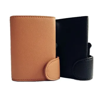 

2020 Fashion Credit Card Holder Card Wallet For Men & Women Leather High Quality Business Hasp Single Box