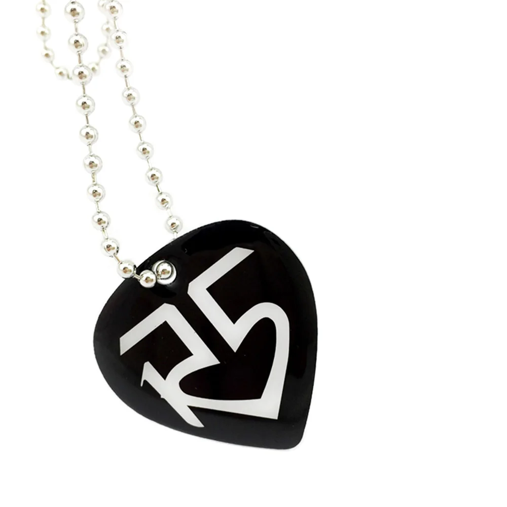 1 шт. R5 в форме сердца Алюминий Dog Tag кулон Цепочки и ожерелья с 24 дюймовый шарик