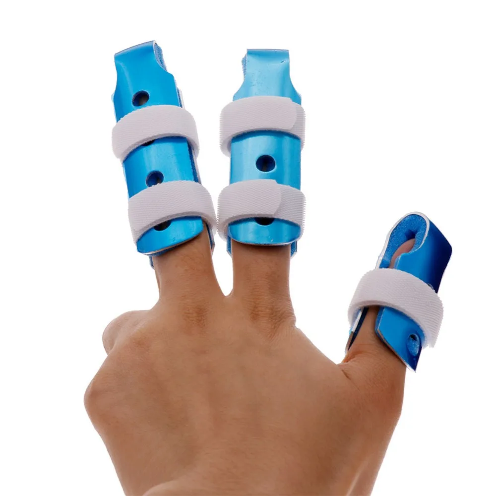 

Aluminum & Foam Finger Splint Hand Trigger Support Brace Mallet Broken Finger/Sprain/Fracture/Pain Relief/ Joint Immobilization