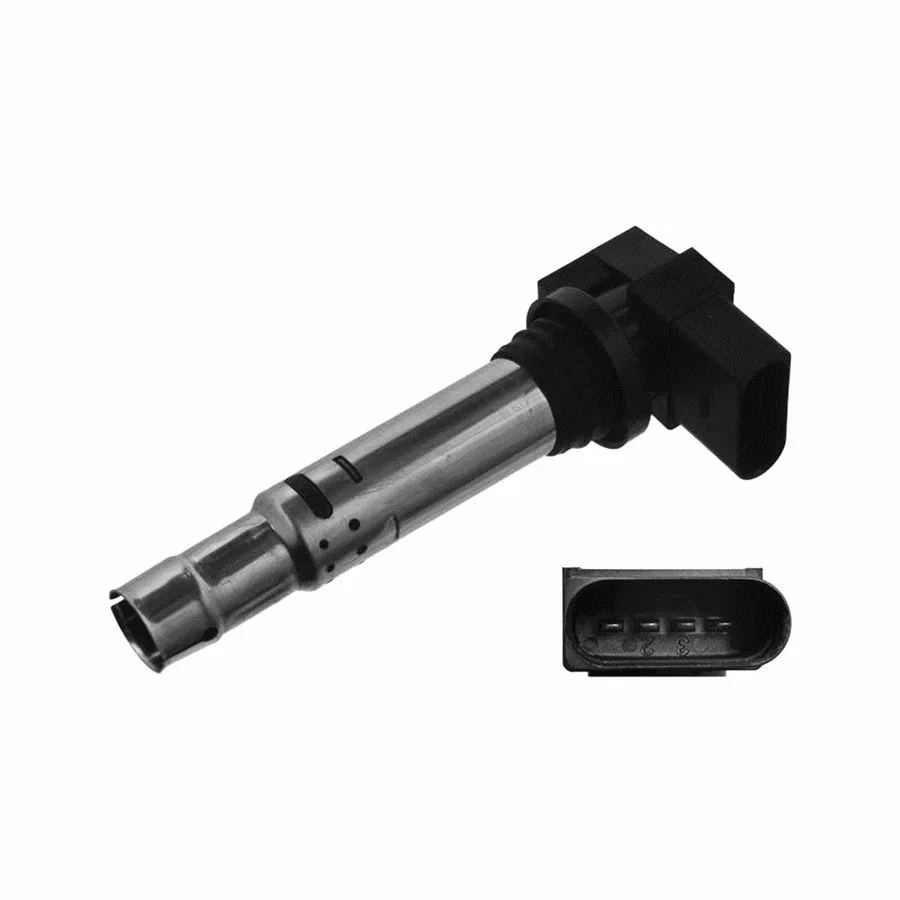 Qty4 TUKE OEM 036905715F Автомобильная Катушка зажигания для VW Jetta Golf Polo Beetle Eos Caddy Tiguan Passat CC A3