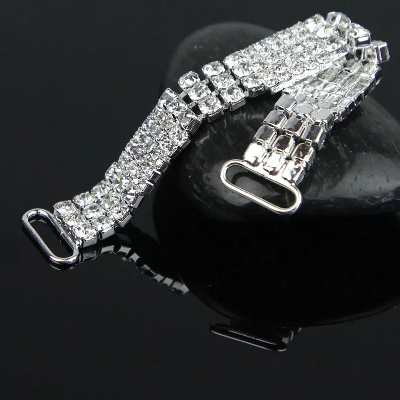 30 шт. 11 7*1 2 см стразы отделка Кристалл бикини Купальники соединители Bling Пряжка