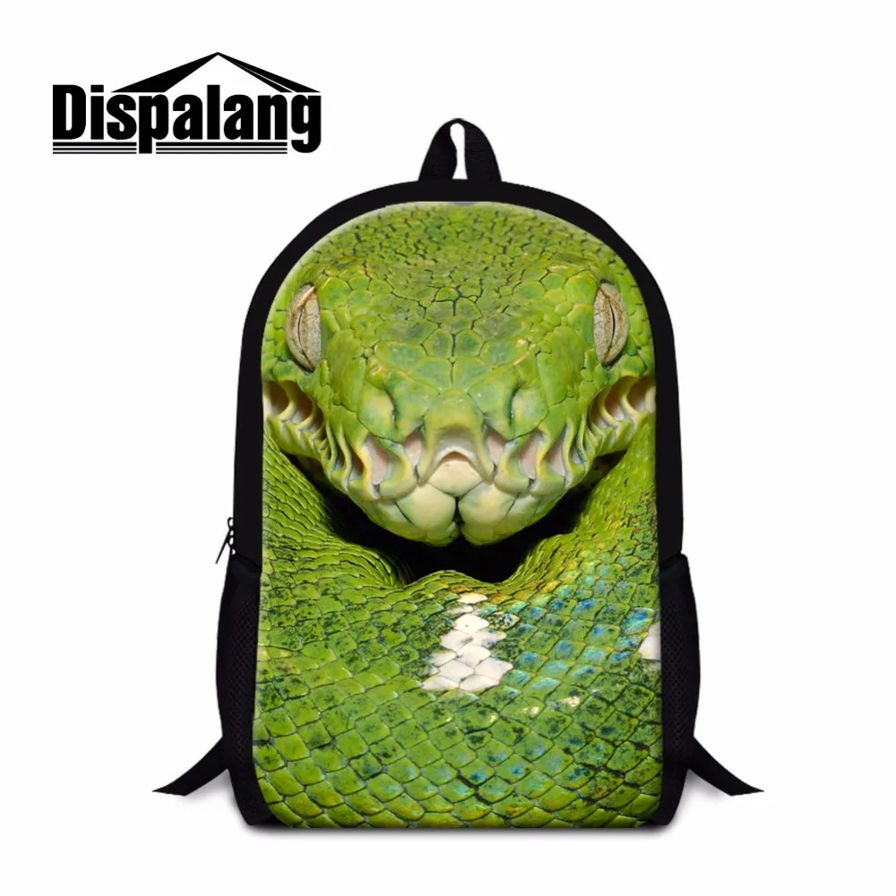 Dispalang Trendy Backpack Patterns Animal Snake School Bookbags Girls