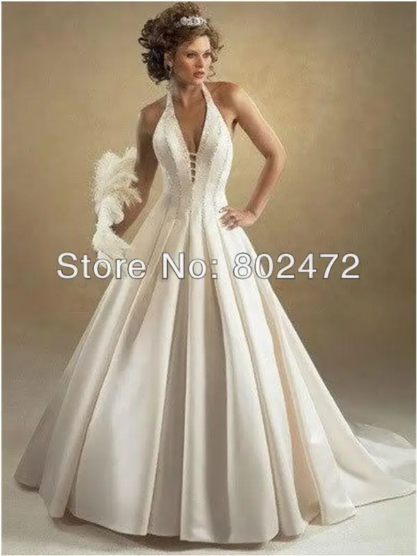 

casamento bandage vestido de noiva robe de mariage 2014 fashionable sexy backless wedding Dress bridal ball gowns free shipping