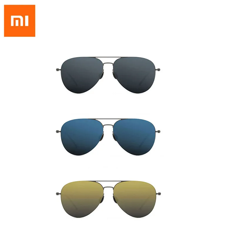 Lentes de Óculos de Sol 100% à Prova de Uv-elegante Xiaomi Mijia Steinhardt Turok Nylon Óculos Polarizados Retro Colorido Preto Unisex ts