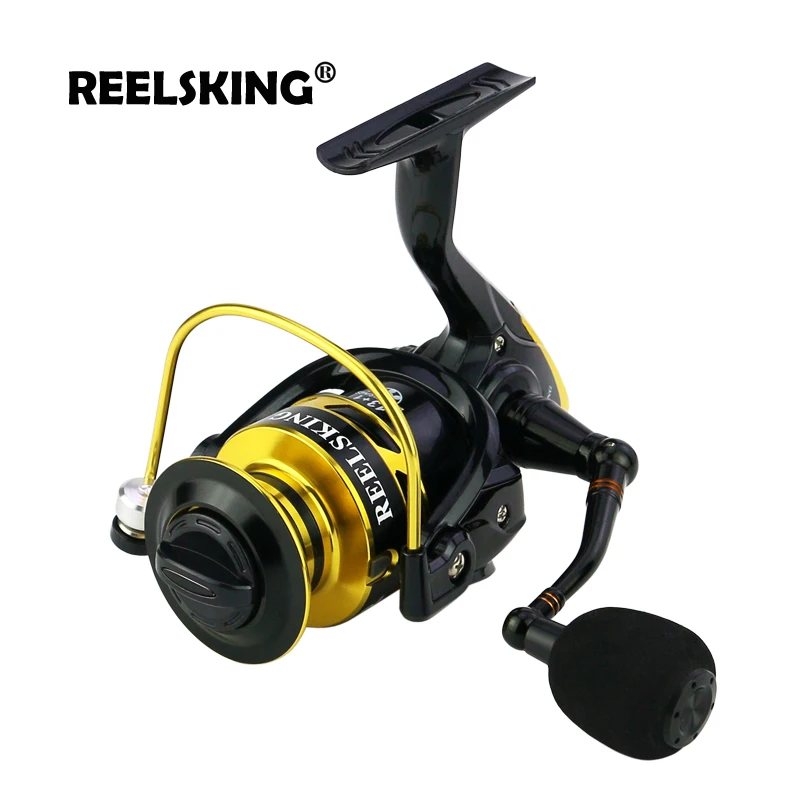 REELSKING والعتاد نسبة تصل إلى 5.2: 1 غزل الصيد بكرة مع صرف مقبض التلقائي للطي ل صب خط REELSKING والعتاد نسبة تصل إلى 5.2: 1 غزل الصيد بكرة مع صرف مقبض التلقائي للطي ل صب خط
