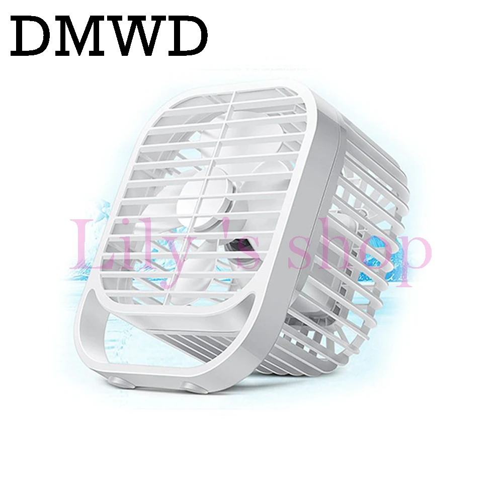 DMWD мини mute USB вентилятор охлаждения 7 дюймов настольный ПК ноутбук сильный воздушный вентилятор samll вентилятор портативный кондиционер вентиляторы