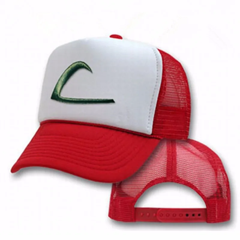 Новое поступление Косплэй Аниме Покемон Hat Pocket Monster Пикачу Ash snapback шляпу Бейсбол Кепки костюм Play мужчин и женщин Бейсбол hat