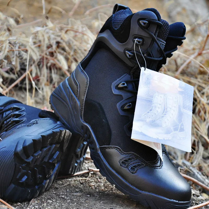 JINBEILEE Ultralight 07 combat boots men's spring and autumn outdoor hiking shoes desert tactical boots Lace-Up JINBEILEE Ultralight 07 combat boots men's spring and autumn outdoor hiking shoes desert tactical boots Lace-Up