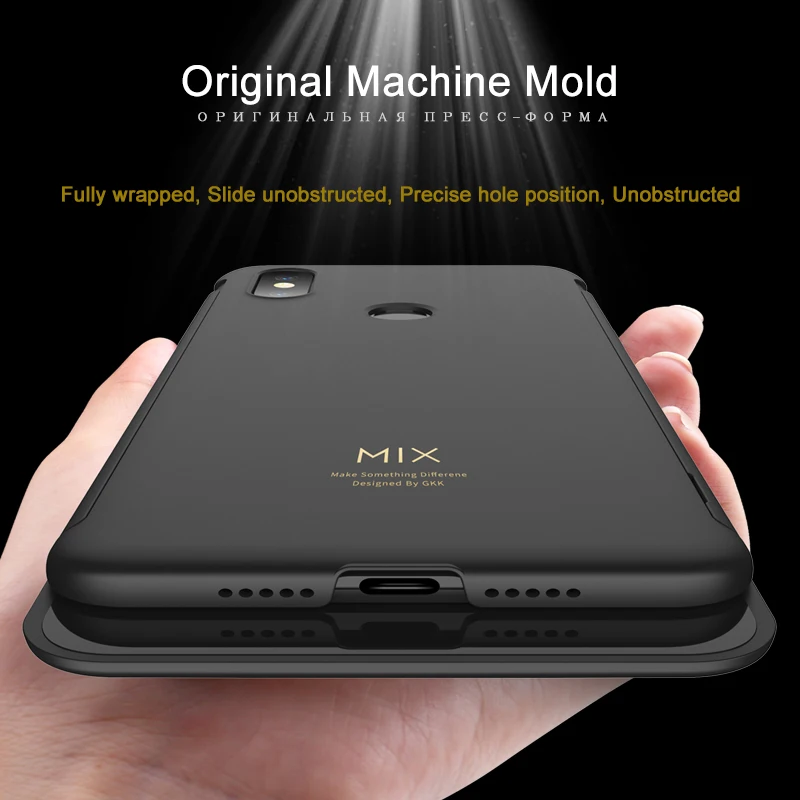 GKK Original Case for Xiaomi Mi Mix 3 Case Slide Armor 2 in 1 Hard Matte Anti-drop Back Cover for Xiaomi mix 3 Case Fundas Coque