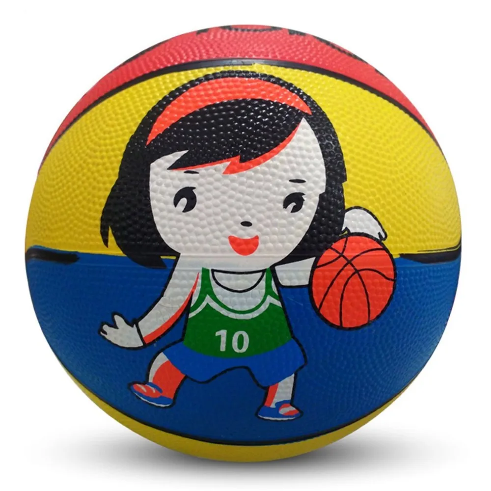 Lucu Kid Jumping Basket Lucu Kartun Portabel Karet Elastis Bola