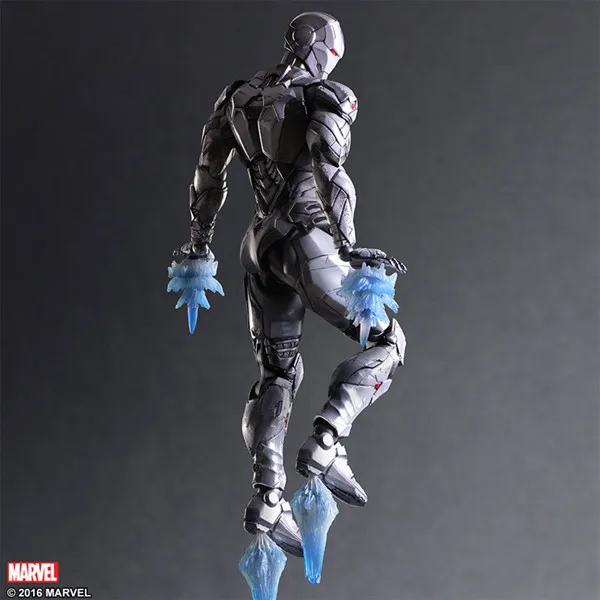Play Arts Marvel Мстители 25 см Железный человек серый Ограниченная серия супер герой