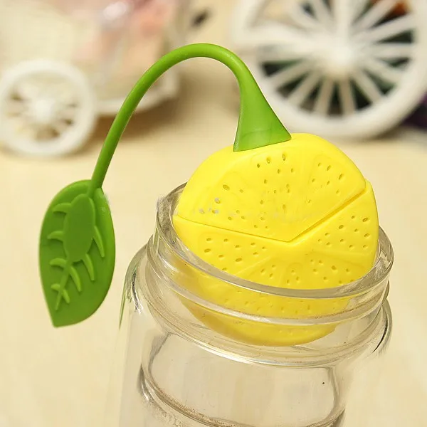 Unique-Cute-Tea-Strainer-2015-tops-sale-Lemon-Silicone-Tea-Infuser-Filter-Teapot-Teabags-strainer-for
