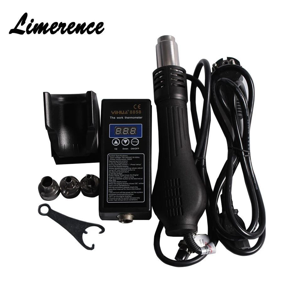 

High quality Portable 220V BGA Rework Solder Station Hot Air Blower Heat Gun Hot air gun Yihua 8858