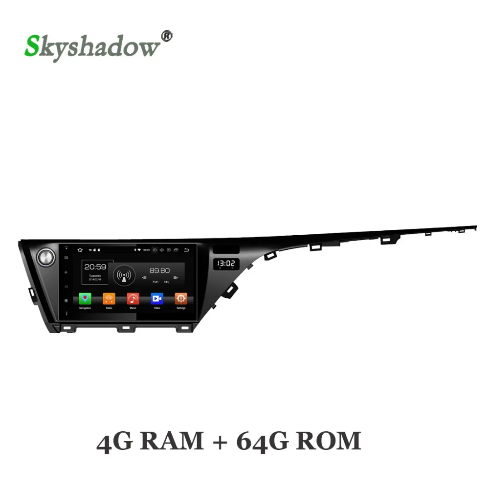 Cheap DSP IPS 10.1" HD Android 9.0 4GB +8Core + 64GB ROM Car DVD Player AHD Wifi Bluetooth 4.2 RDS RADIO GPS Map For Toyota CAMRY 2018 0