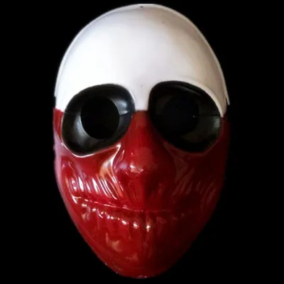 Маска клоуна на Хэллоуин, маска клоуна, страшные парики, Забавный дьявол, маскарадные резиновые латексные маски, аноним - Цвет: 5